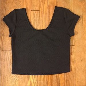 Black Crop Top